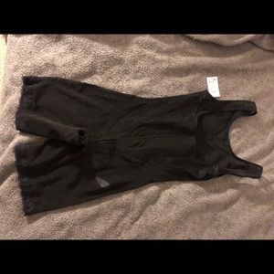 Lace embroidered body shaper